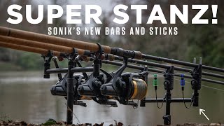 Super Stanz Multifunctional carp fishing buzzer bars and banksticks from Sonik [upl. by Jaylene423]