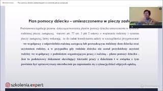 Plan pomocy dziecku umieszczonemu w pieczy zastępczej [upl. by Dinsdale489]