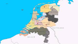 Topografie Provincies hoofdsteden en wateren van Nederland [upl. by Lyrret]