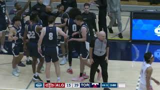 HIGHLIGHTS Toronto 114 Algoma 41 Mens Basketball [upl. by Madai]