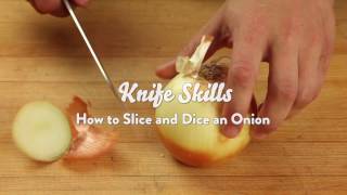 Knife Skills How to Slice and Dice an Onion [upl. by Michiko]