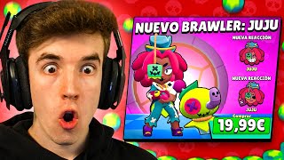 COMPRO Y MAXEO a JUJU NUEVO BRAWLER con 3 BASICOS DIFERENTES en BRAWL STARS [upl. by Yhtomit]