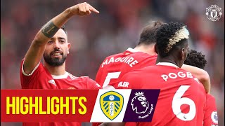 Bruno and Pogba star as five star United beat Leeds  Manchester United 51 Leeds  Highlights [upl. by Atcliffe555]