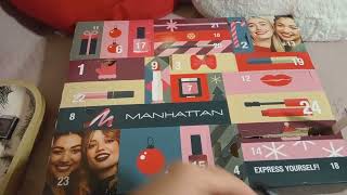 Kalendarz adwentowy od Manhattan💅💄 Unboxin [upl. by Mccormac]