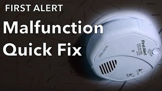 My Smoke Detector Goes Off Randomly For No Reason How to Fix First Alert Remote Malfunction [upl. by Bramwell]