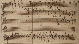 JD Zelenka  Amen Fugue From Miserere ZWV 56 w original Manuscript [upl. by Kcirdet846]