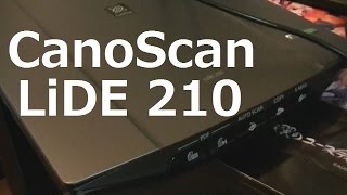 キヤノン 1万円以下のスキャナー CanoScan LiDE 210 [upl. by Etnecniv]