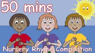 Wind The Bobbin Up And lots more Nursery Rhymes 50 minutes [upl. by Ruphina]