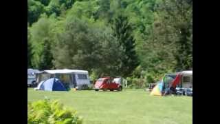 Camping Schloß Langenau bei Obernhof ad Lahn [upl. by Rubbico]