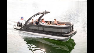 Best Pontoon Boat  PERIOD Comfortable Layout Awesome Exterior Design Tri Toon Pontoon Boat [upl. by Colman]