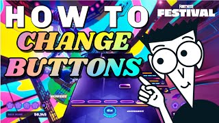 How To Change Fortnite Festival Controls Buttons [upl. by Rehc]