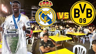 Real Madrid vs Borussia Dortmund UCL Final Public Reaction in Night 🇲🇾 Malaysia KL ​⁠ [upl. by Koser370]