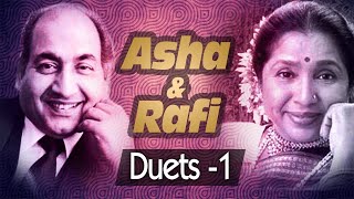 Best of Mohd Rafi amp Asha Bhosle Duets HD  VIDEO JUKEBOX 1  Evergreen Bollywood Song Collection [upl. by Domeniga729]