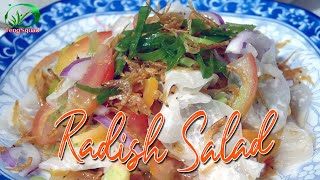 Kilawing Labanos With Shrimp  Ensaladang Labanos  Radish Salad [upl. by Meehar203]