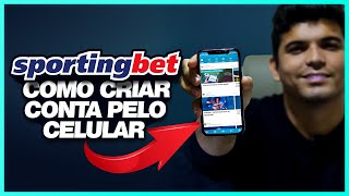 SPORTINGBET COMO CRIAR CONTA USANDO APENAS O CELULAR [upl. by Etnuhs]