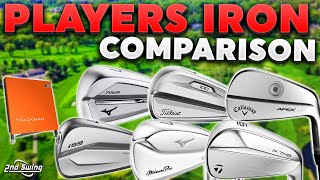 Players Irons Comparison  i59 T100 Mizuno Pro 221 JPX 921 Tour Apex MB P7MB [upl. by Nawtna]