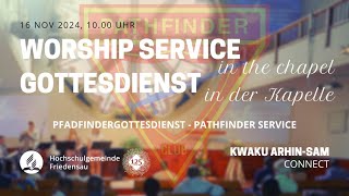 Gemeinsamer Gottesdienst  combined church service Start 1000 Uhr  16 Nov 2024 [upl. by Aivatnuhs]