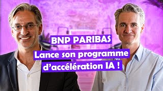 Adrien Vesteghem AI Program Director BNPParibas  Il lance son programme dacceleration IA [upl. by Teerell47]