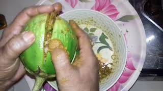 বেগুনের দোলমা  Beguner Dolma  Begun Dolma  Brinjal dolma  Bangla Recipe [upl. by Lammaj]