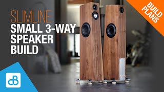 Building a High End Small 3Way Stereo Tower Speaker  by SoundBlab [upl. by Dnaltroc926]