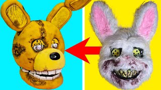 Cheap Mask TRANSFORMATION  Spring Bonnie Mask from Five Nights at Freddys [upl. by Arlyne]