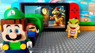 Luigi and Mario realize that Bowser has turned back time and enter the Nintendo Switch nintendo [upl. by Gnuhn]