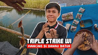 UMPAN RAMAH STRIKE‼️Pertamakali Aku Mancing ke Danau Batur Kintamani Bangli  DISAMBAR BERTUBITUBI [upl. by Clio]