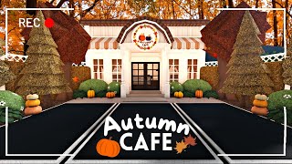 🧡 cute autumn cafe  bloxburg build amp tour  itapixca builds [upl. by Penoyer247]