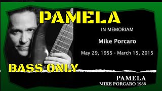 Mike Porcaro PAMELA  1988 Bass Only [upl. by Eseenaj681]