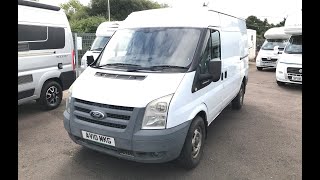 2010 FORD TRANSIT T350 115PS MEDIUM MEDIUM VAN REVIEW [upl. by Leinto]