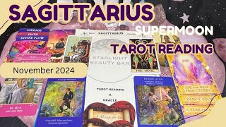 Sagittarius Supermoon Tarot Reading November 2024 [upl. by Taite]