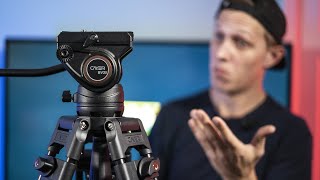 Cayer BV30 Heavy Duty Video Tripod  Unboxing and First Reactions [upl. by Ailel]