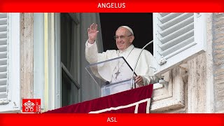 November 10 2024 Angelus prayer Pope Francis ASL [upl. by Alled81]