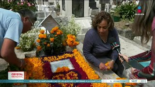 Día de Muertos en Mixquic estas son sus tradiciones  Noticias con Crystal Mendivil [upl. by Calvina]