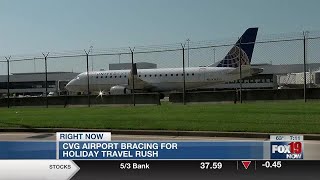 CVG Airport bracing for holiday travel rush [upl. by Aigroeg]