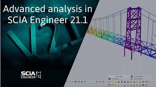 EN Advanced analysis in SCIA Engineer 211 [upl. by Endora115]