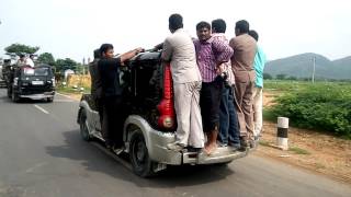 YS JAGAN ANNA CONVOY GUNTUR dist [upl. by Laehcor]