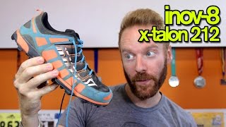 INOV8 XTALON 212 REVIEW  The Ginger Runner [upl. by Mohandas]