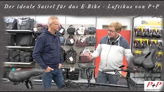 Fahrradsattel  Optimal Fahrrad fahren  Ideale Sattel für das EBike  Luftikus Eike Bicycle [upl. by Notfilc]