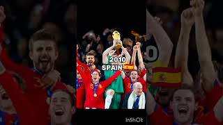 All world cup winners from 2002 messi brasil france argentina football edit soccer spain 9k [upl. by Wanfried]