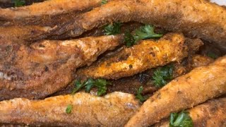 Fried fish whiting fish  سمك مقلي سمك العرموط [upl. by Adlesirhc]