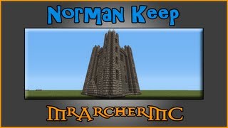 Norman Keep  Minecraft Building Tutorial [upl. by Hamilton]