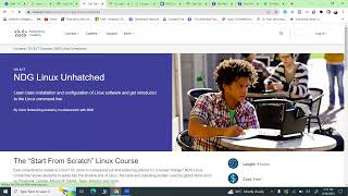 Free Cisco Networking Academy  Linux basics commands [upl. by Anailuj784]