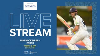 🔴 LIVE  Warwickshire v Essex  County Championship  Day Two [upl. by Ginder]