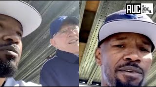 Jamie Foxx Abruptly Ends Live After Jerry Jones Starts Talking About Players Meat Size [upl. by Robma577]