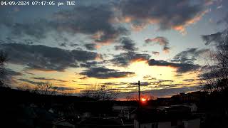 Time Lapse Sunset April 9 2024 [upl. by Acimehs]