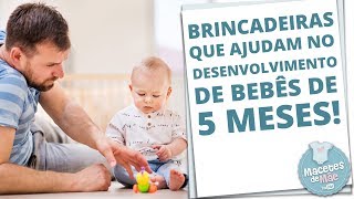 BRINCADEIRAS E ATIVIDADES QUE AJUDAM NO DESENVOLVIMENTO DE BEBÃŠS DE 5 MESES [upl. by Nwahsuq120]