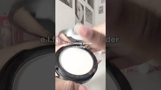 elf pressed setting powder unboxing elfcosmetics makeup [upl. by Wilber424]