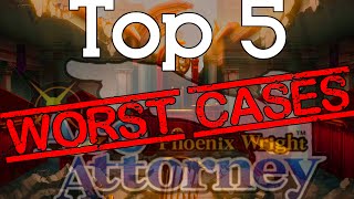 Top 5 Least Favorite Ace Attorney Cases [upl. by Notaek]