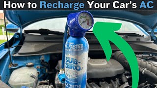 How to Recharge Your Car’s AC at Home No Experience Needed [upl. by Mannuela]